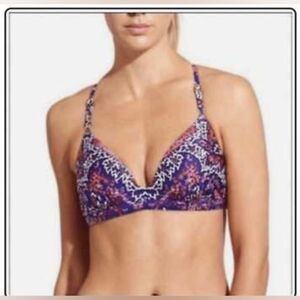 Athleta Aqualuxe Strappy Bikini Top